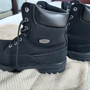 Lugs Women Black Boots 10